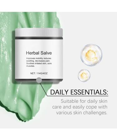 Buy Organic Herbal Salve 4oz - Comfrey Herbal Cream & Ointment for Natural Healing - Buy Online on GoSupps.com