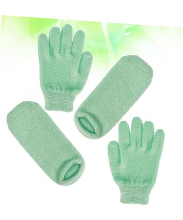 MAGICLULU 2 Pairs Gel Foot Gloves Hand Treatment Gloves Girls Sports Bras Hand Softening Gloves Glass Moisturizing Glove Socks Whiten Gloves Man Foot Patch Care - Buy Online on GoSupps.com