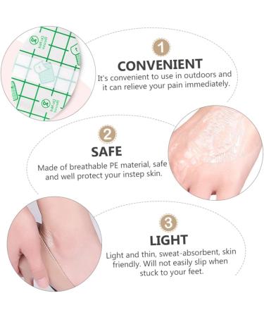 Mobestech 40 Pcs Anti-Wear Clear Heel Stickers - Durable Shoe Inserts & Toe Protectors for High Heels - Windshield Cleaner & Heel Liner Protector - Buy Online on GoSupps.com