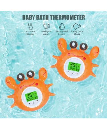 Digital Baby Bath Thermometer with LED Display - Infant Safety Room Temperature Warning - Floating Toy Thermometer - Buy Online on GoSupps.com