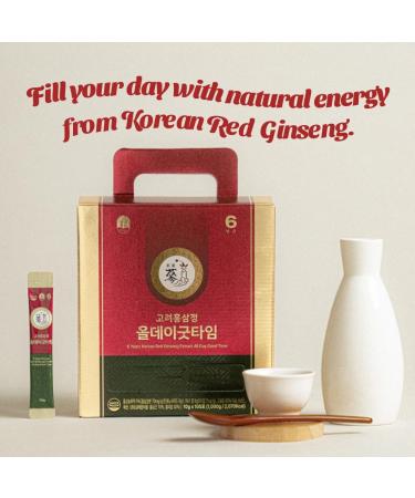 PNBG Red Ginseng Immune Shot - 6 Year Korean Ginseng - Caffeine Free HACCP 100 Sticks - Buy Online on GoSupps.com