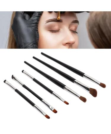 Zetiling 6Pcs Brush Nose Shadow Brush Kit | Skin-Friendly Fiber Bristles for Perfect Makeup | Double End Design | Soft Touch & Lightweight - Buy Online on GoSupps.com