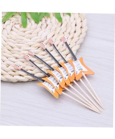 Garneck 48 Pcs Music Theme Cake Picks Engagement Cake Decorations for Men Kids Birthday Cupcake Toppers Guitar Decor for Cupcake Topper Musical Instrument Wooden Rock and Roll Man As Shownx2pcs mediumx2pcs - Buy Online on GoSupps.com