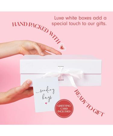 UnboxMe Tea Gift Box for Women - Get Well Soon Care Package with Tea Set, Socks, Mug, Candle, Greeting Card - Buy Online on GoSupps.com