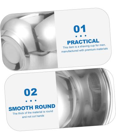 Premium Minkissy Stainless Steel Brewing Shell & Men's Shaving Cream Set Ultimate Shaving Experience - Buy Online on GoSupps.com