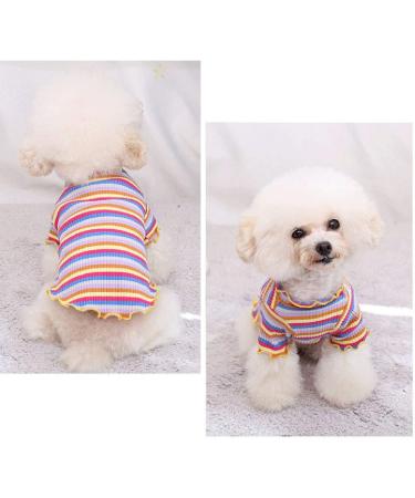 Buy AMAONE Chihuahua Dog Coat - Leopard Bowknot Winter Jacket - XS Size for Small Dogs - Multicolor Knitted Pet Clothing - Buy Online on GoSupps.com