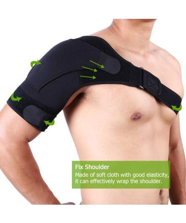 Wakauto Shoulder Brace - Premium Support for Men | Sports Wrap & Gadget for Shoulder Pain Relief - Buy Online on GoSupps.com