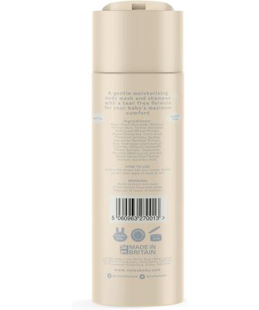 Nala's Fragrance-Free Baby Body Wash & Shampoo | 99% Natural | Dermatologist and Pediatrician Approved | Tear-Free Formula with Oat and Shea Butter | Vegan | 200ml - Buy Online on GoSupps.com