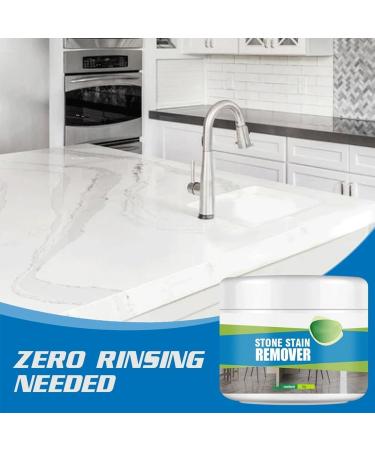 Marble Stone Platform Cleaning Powder Stone Stain Remover Cleaner Stone Cleaning Powder Cleaner Polishes Stone Stain Remover for Marble Tile Granite Kitchen Quartz Countertop (1) - Buy Online on GoSupps.com