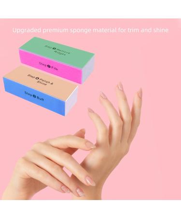 SKYPIA 6 Pack 4 Way Nail Buffer Block - Professional Nail Files for Smooth Buff & Shine - International Shipping - Buy Online on GoSupps.com