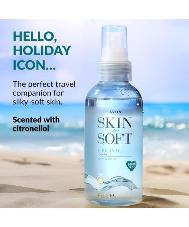 AVON SKIN SO SOFT Original Jojoba Dry Oil Spray - 8.45 Fl.oz Body Oil After Shower 250ML (2- PACK) - Buy Online on GoSupps.com