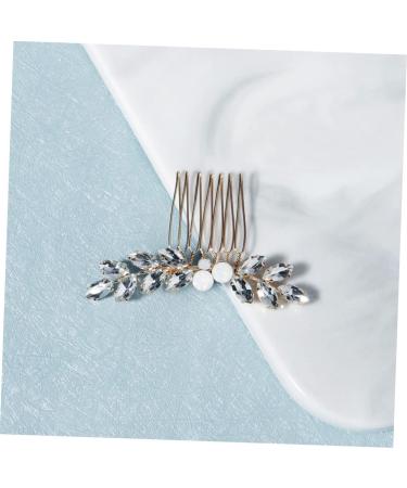DOITOOL 1pc Rhinestone Disc Hair Comb Rhinestone Side Comb Crystal Ab Rhinestones Wedding Hair Accessories Rhinestone for Hair Wedding Hair Clip Hair Pin Wedding Dress Alloy Headgear Bride - Buy Online on GoSupps.com