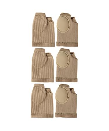 FOMIYES 3 Pairs Forefoot Tabi Set Soft Men and Women Gel Pad Sebs