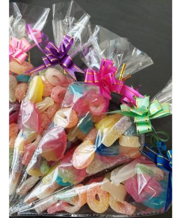 Pre Filled Vegan Themed Sweet Cones Assorted Fizzzy - Non Fizzy Sweet for Kids Birthday Party - Vegan Pick N Mix Sweets (1 Count (pack of 5)) - Buy Online on GoSupps.com