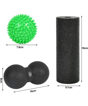 Fororeh Fascia Set - Premium Massage Ball & Hedgehog Balls for Muscle Recovery & Foot Massage - Buy Online on GoSupps.com