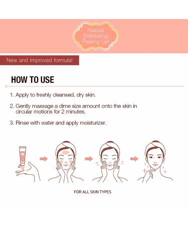 Epielle Gommage Peeling Gel - Gentle Exfoliating Face Scrub for Clear & Radiant Skin - Skin Brightener & Dead Skin Remover - 4.0 fl.Oz (118ml) - 2 Pack | Exfoliator - Buy Online on GoSupps.com