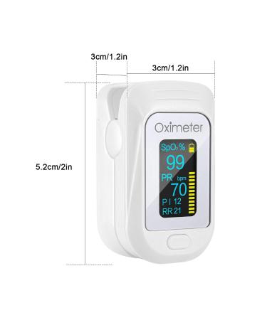 Buy Tomorotec M130 Fingertip Pulse Oximeter – Accurate SpO2 Pulse Rate & Respiratory Rate Monitor for Sports & Aviation – International Shipping Available - Buy Online on GoSupps.com