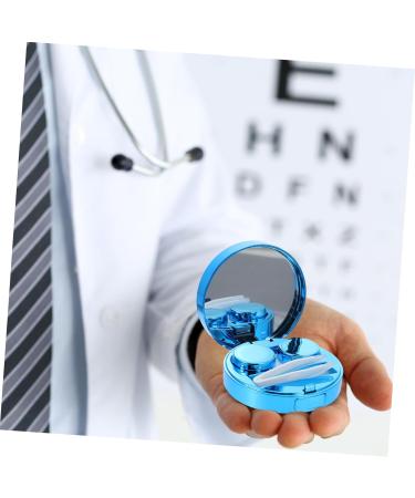 Buy Lurrose Starry Sky Contact Lens Travel Case Set - Compact 7.5x7.5cm Blue | Perfect for Eyewear Storage & Short-Sighted Glasses - Buy Online on GoSupps.com