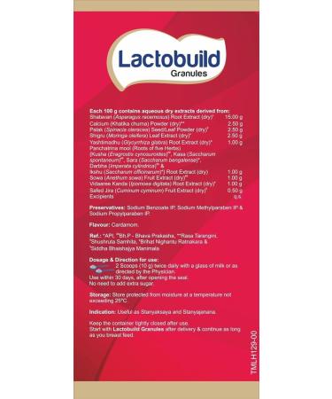 Generic Lactobuild Granules (200gm) for Lactation Cardamom Flavor - by pharmacylife 6.7 Ounce (Pack of 1) - Buy Online on GoSupps.com