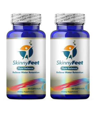 2 Pack Edema Swollen Ankle Legs Supplement Reduces Swelling Bloating Natural Water Pill Diuretic Helps Relieve Achy Swelling on The Legs Feet Calves Hands, Water Retention, Promotes Weight Loss