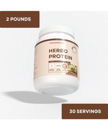 Herbo Protein 100% Whey Protein Isolate Naturally Hydrolized. 24g of Protein 2g of Sugar Low Carb Gluten Free 2 Pound 30 Servings Vanilla - Cinnamon - Cardamom Protein Powder - Buy Online on GoSupps.com