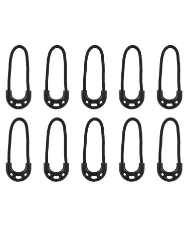 Vgeby 10 Set 6.5cm zip zipper pulls arch -shaped luggage jacket zipper fixer for outdoor camping travel zipper fastener zipper pulls tactical zipper for zipper