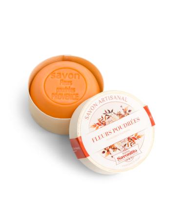 MASTER SAVONITTO SOAP MANUFACTURE Powdered Flowers Soap Wooden Box 100g