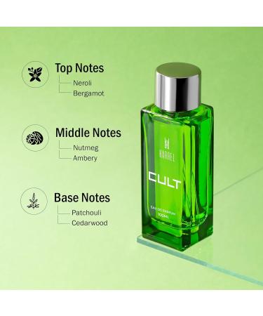 HARREL Cult Perfume Men - 100ml I Eau De Parfum with Bergamot Grapefruit Cedarwood & Neroli | Premium Long Lasting Spicy Fragrance - Buy Online on GoSupps.com