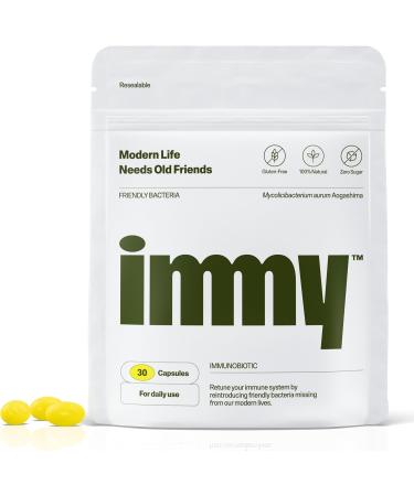 IMMY Immune Supplement for Mood Support and Gut Health 30 ct. - Supports Joint Relief Focus & Mood Support Natural Calming Aid 30 Count (Pack of 1)