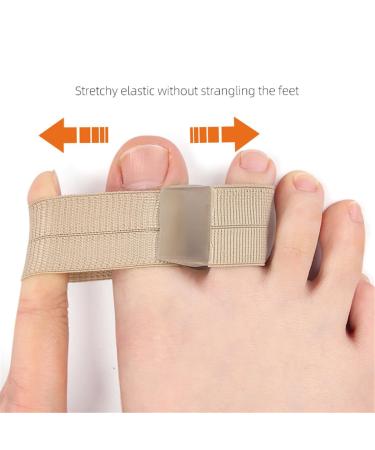 4P Gel Bunion Correctors | Toe Spacing Separators & Orthotics for Men & Women | Bunion Pain Relief | Unisex | Beige | International Shipping Available - Buy Online on GoSupps.com
