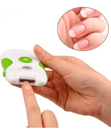 SVAASA Nail Clippers Electric Nail Trimmer Nail File Electronic Nail Clipper Fingernail Cutter Manicure Pedicure Tool Automatic Toe Nail Clipper - Buy Online on GoSupps.com