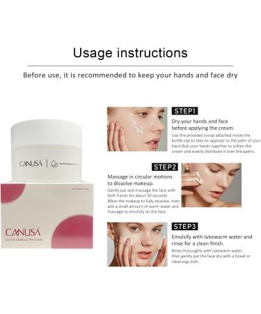 CANUSA powerful cleansing gentle makeup remover for sensitive skin - Buy Online on GoSupps.com