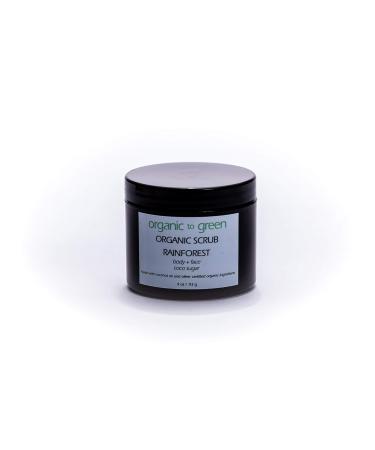 Organic To Green Rainforest Coconut Oil Sugar Scrub | Nourishing Exfoliant | Shop Worldwide - Buy Online on GoSupps.com