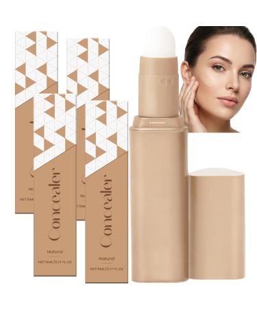Stick Correcteur pour le Visage Correcteur Cr me Fini Naturel pour Cernes et Imperfections Couvrance L g re et Modulable pour Teint Irr gulier Stick Correcteur de Maquillage Portable 5 ml (4pcs)