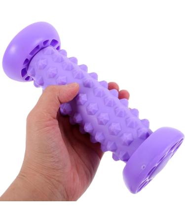 Minkissy Foot Roller - Manual Deep Tissue Foot Massage Roller for Acupressure Therapy - Portable Leg Roller Device in Purple Violet - Buy Online on GoSupps.com
