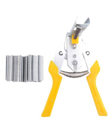 Qtynudy Type M Nail Ring Pliers Type M Nail Ring Pliers Type M Nail Ring Pliers Thickened for Manual Tying (M Nail +600Clips)