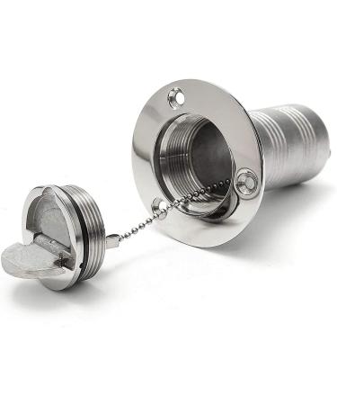 iSURE MARINE 2 (50mm) Boat Gas/Fuel/Water Deck Fill with Keyless Cap - Marine Mirror-Polished 316 Stainless Steel Hardware - Buy Online on GoSupps.com