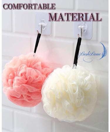 Buy Bath Loofah Pack of 6 - Exfoliating Shower Sponges for Scrubbing & Cleansing | Ideal Body Wash Pouf - Buy Online on GoSupps.com