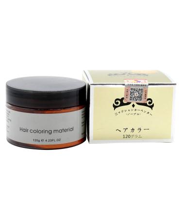 MOFAJANG Unisex Hair Color Dye Wax Styling Cream Mud - 4.23 OZ Natural Temporary Hairstyle Pomade (Orange) | Perfect for Halloween, Parties, and Cosplay - Buy Online on GoSupps.com