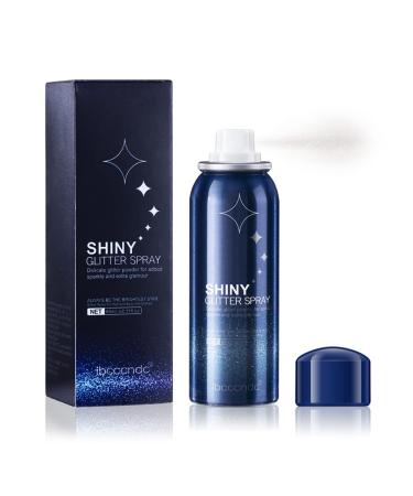 Shiny Body Glitter Spray  Body and Hair Glitter Spray  Body Shimmery Spray for Skin  Face  Hair and Clothing Quick-Drying Waterproof Body Shimmery Spray for Prom Festival Rave Stage Makeup