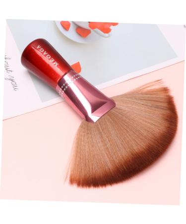 Ipetboom Fan Highlighter Brush & Neck Duster - Devil Horns Headband Makeup Tool | Large Foundation Brush for Students - Buy Online on GoSupps.com