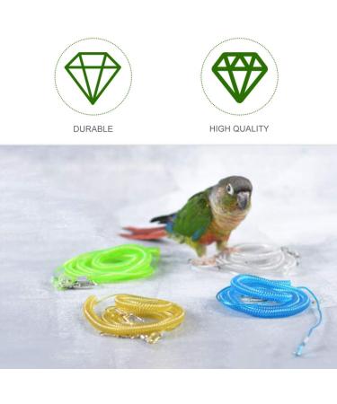 BESPORTBLE 3 Pcs 15 Bird Leash Parakeet Harness Bunny Leash Bunny Harness Cockatiel Leash Cockatiel Harness Size 5x3pcs As Shownx3pcs - Buy Online on GoSupps.com