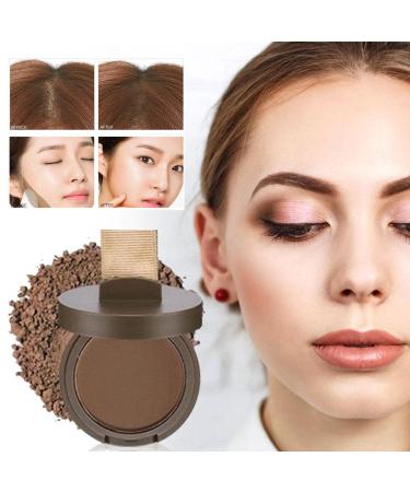 Hair Shadow Powder for Thinner Hair - Fluffy Root Cover & Concealer with Mirror 4g Dark Gray - Buy Online on GoSupps.com