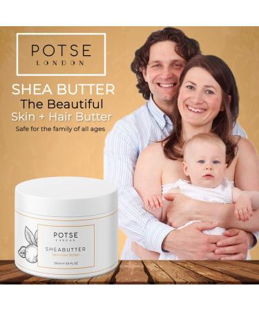 Shea Butter Stretch Cream for Body and Hair - Anti-Stretch Mark Cream Pregnancy Cellulite Stretch Mark Remover Psoriasis treatment with Lavender Oil 100ml - Buy Online on GoSupps.com
