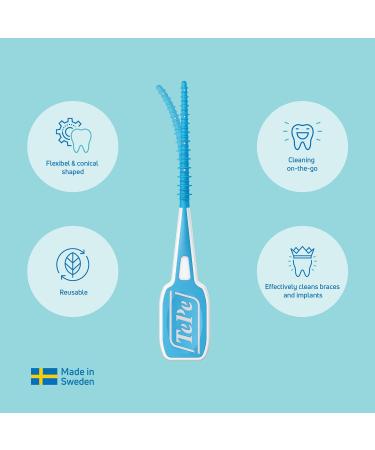 TEPE Easypick Dental Picks - Size M/L (1 x 60 Picks) for Daily Oral Hygiene, Healthy Teeth, and Gums - Buy Online on GoSupps.com