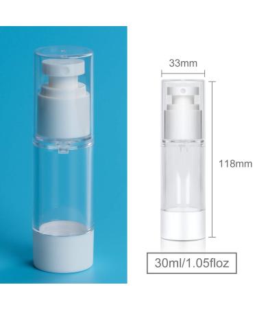 4 Pack 30ml Clear Fine Mist Spray Bottles - Travel-Ready Includes Funnels & Labels - Perfect for Cleaning Solutions - Buy Online on GoSupps.com