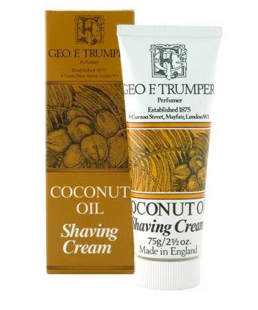 Geo F Trumper Shave Cream - Coconut 75gm Tube Coconut 75 g