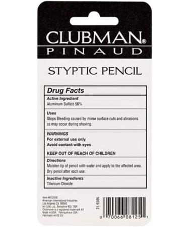 Clubman Styptic Pencil Jumbo 1oz (3 Pack) - Fast-Acting Skin Care Treatment - Buy Online on GoSupps.com