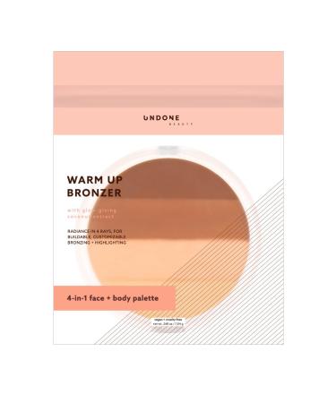 Undone Beauty 4-in-1 Matte/Shimmer Bronzer - Vegan & Cruelty Free - Warm Bronze - Buy Online on GoSupps.com