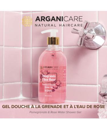  Arganicare ARGANICARE - Shower gel - Pomegranate & Rose Water - Bottle 500 ml - Buy Online on GoSupps.com